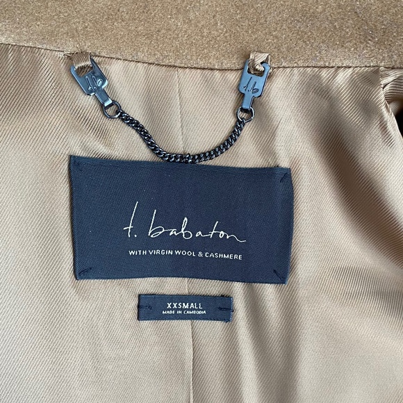 Talula Babaton Camel Wool & Cashmere Coat - Size XXS - Picture 13 of 16